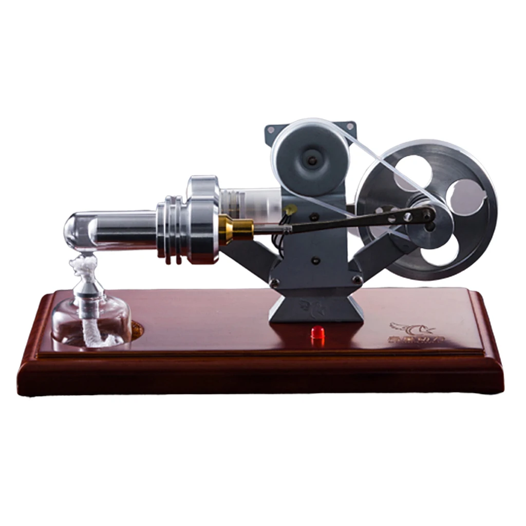 Stainless Steel Mini Stirling Engine Electric Generator Motor Model Toy Kits Stainless Steel Mini Stirling Engine Electric Generator Motor Model Toy Kits