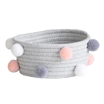 Cotton Rope Art Bucket Storage Basket Debris Braid for Home Bedroom Desktop XH8Z
Cotton Rope Art Bucket Storage Basket Debris Braid for Home Bedroom Desktop XH8Z