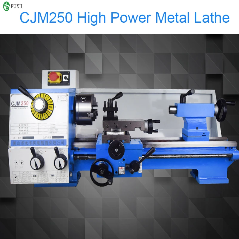 CJM250 Metal Lathe Machine/Stainless steel processing lathe machine/ 750W Lathe Machine
CJM250 Metal Lathe Machine/Stainless steel processing lathe machine/ 750W Lathe Machine