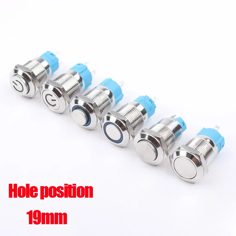 19mm 6V 12V 110V 220V LED instantaneous brass bolt nickel plate clamshell proof waterproof metal button switch with power symbol
19mm 6V 12V 110V 220V LED instantaneous brass bolt nickel plate clamshell proof waterproof metal button switch with power symbol