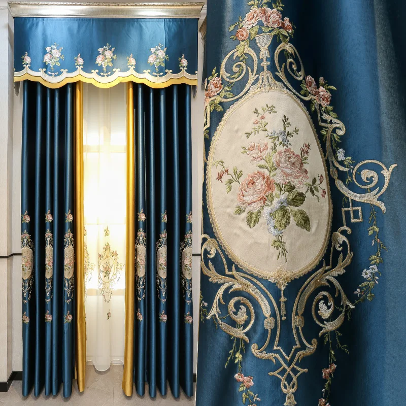 Curtains for Living Room Curtain Valance for Bedroom European Chenille Jacquard High-grade Embroidered Balcony French Window
Curtains for Living Room Curtain Valance for Bedroom European Chenille Jacquard High-grade Embroidered Balcony French Window