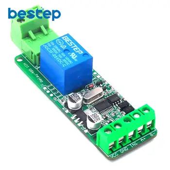 1PCS Modbus-Rtu 1 Channel 5V Relay Module Switch Input / Output RS485 / TTL Communication
1PCS Modbus-Rtu 1 Channel 5V Relay Module Switch Input / Output RS485 / TTL Communication