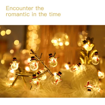 3 Meters LED Christmas Lights Theme Light String Christmas Snowman Light String Exquisite Christmas Decorations ED String Lights
3 Meters LED Christmas Lights Theme Light String Christmas Snowman Light String Exquisite Christmas Decorations ED String Lights