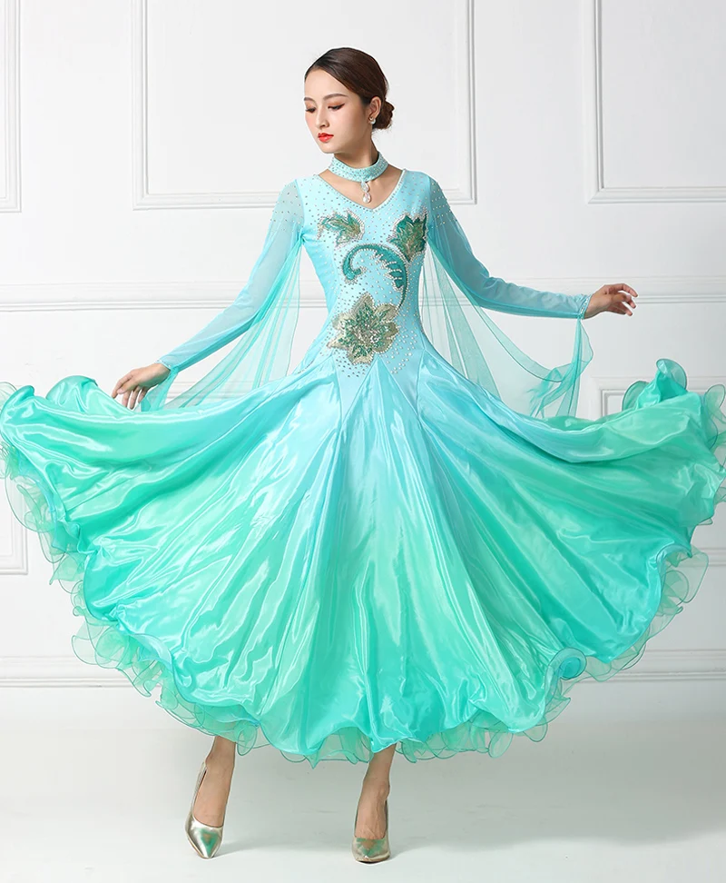 Standard Ballroom Dance Dresses 2024 Women Profession Modern Dancing Costume Lady's Waltz Ballroom Competition Dance Dress
Standard Ballroom Dance Dresses 2024 Women Profession Modern Dancing Costume Lady's Waltz Ballroom Competition Dance Dress