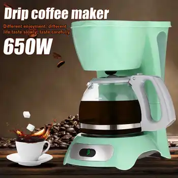 600ml 4-6 Cup Coffee Machine 220V Espresso Drip Coffee Maker With Glass Kettle Coffee Powder Filter Anti-Drip Insulation Teapot
600ml 4-6 Cup Coffee Machine 220V Espresso Drip Coffee Maker With Glass Kettle Coffee Powder Filter Anti-Drip Insulation Teapot