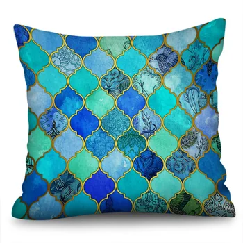 New Hand Painted Geometric lattice pattern Cushion Cover Polyester Cotton 45X45CM Pillowcase Home Decorative Throw Pillow Covers
New Hand Painted Geometric lattice pattern Cushion Cover Polyester Cotton 45X45CM Pillowcase Home Decorative Throw Pillow Covers