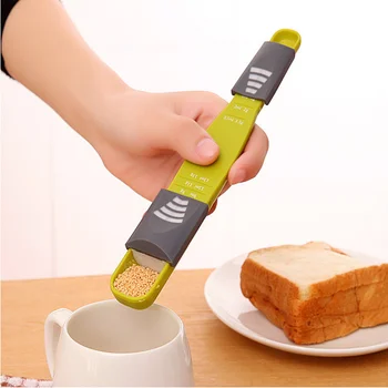 Measure Cup Double End Eight Stalls Adjustable Scale Measuring Spoons Metering Spoon Baking Tool Kitchen Accessories Gadgets
Measure Cup Double End Eight Stalls Adjustable Scale Measuring Spoons Metering Spoon Baking Tool Kitchen Accessories Gadgets