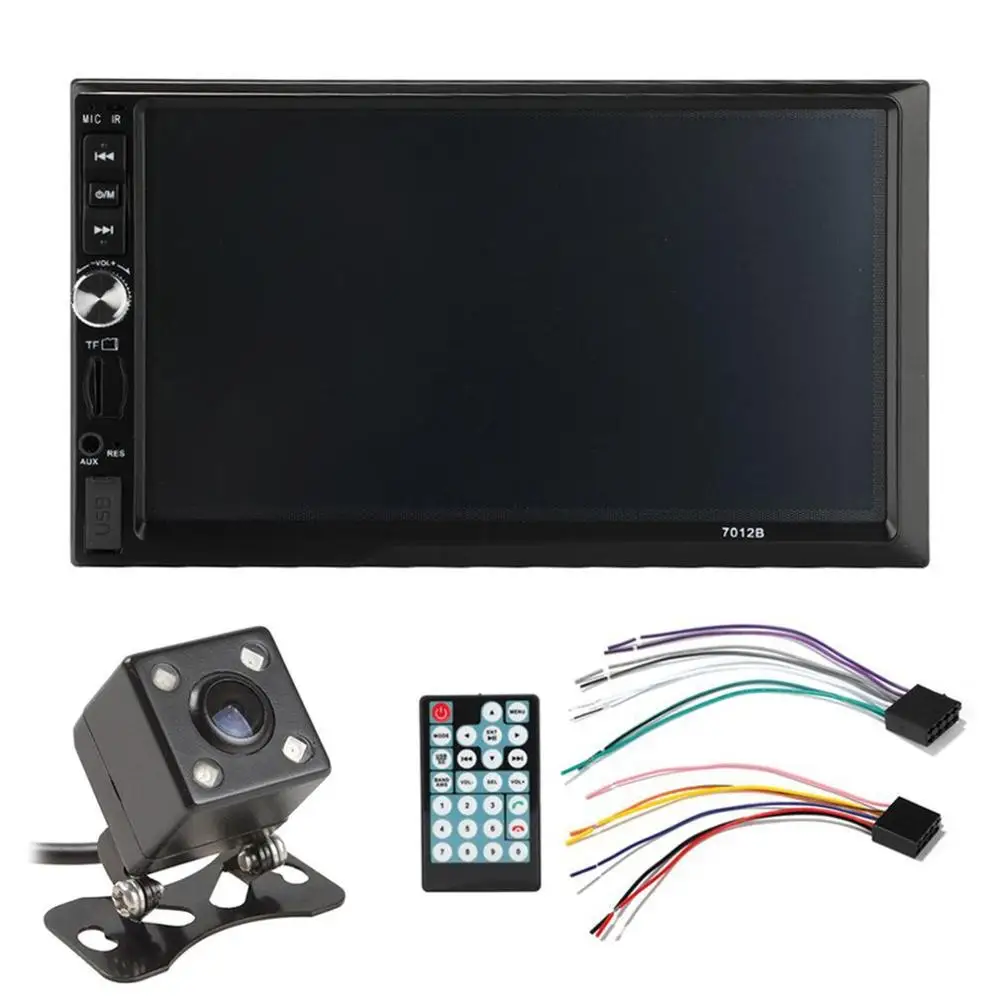 7012B 7" Inch DOUBLE 2DIN Car MP5 Player BT Touch Screen Stereo Radio Multimedia player MP5 Player With 4 Light Camera
7012B 7" Inch DOUBLE 2DIN Car MP5 Player BT Touch Screen Stereo Radio Multimedia player MP5 Player With 4 Light Camera