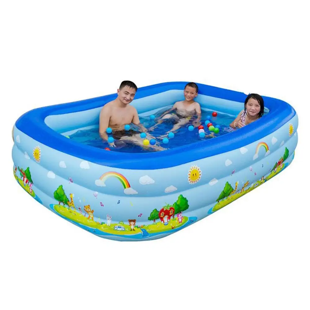 130*85cm Rectangular Inflatable Swimming Pool Thicken PVC Paddling Pool Bathing Tub Outdoor Summer Swimming Pool For Adult Kids
130*85cm Rectangular Inflatable Swimming Pool Thicken PVC Paddling Pool Bathing Tub Outdoor Summer Swimming Pool For Adult Kids