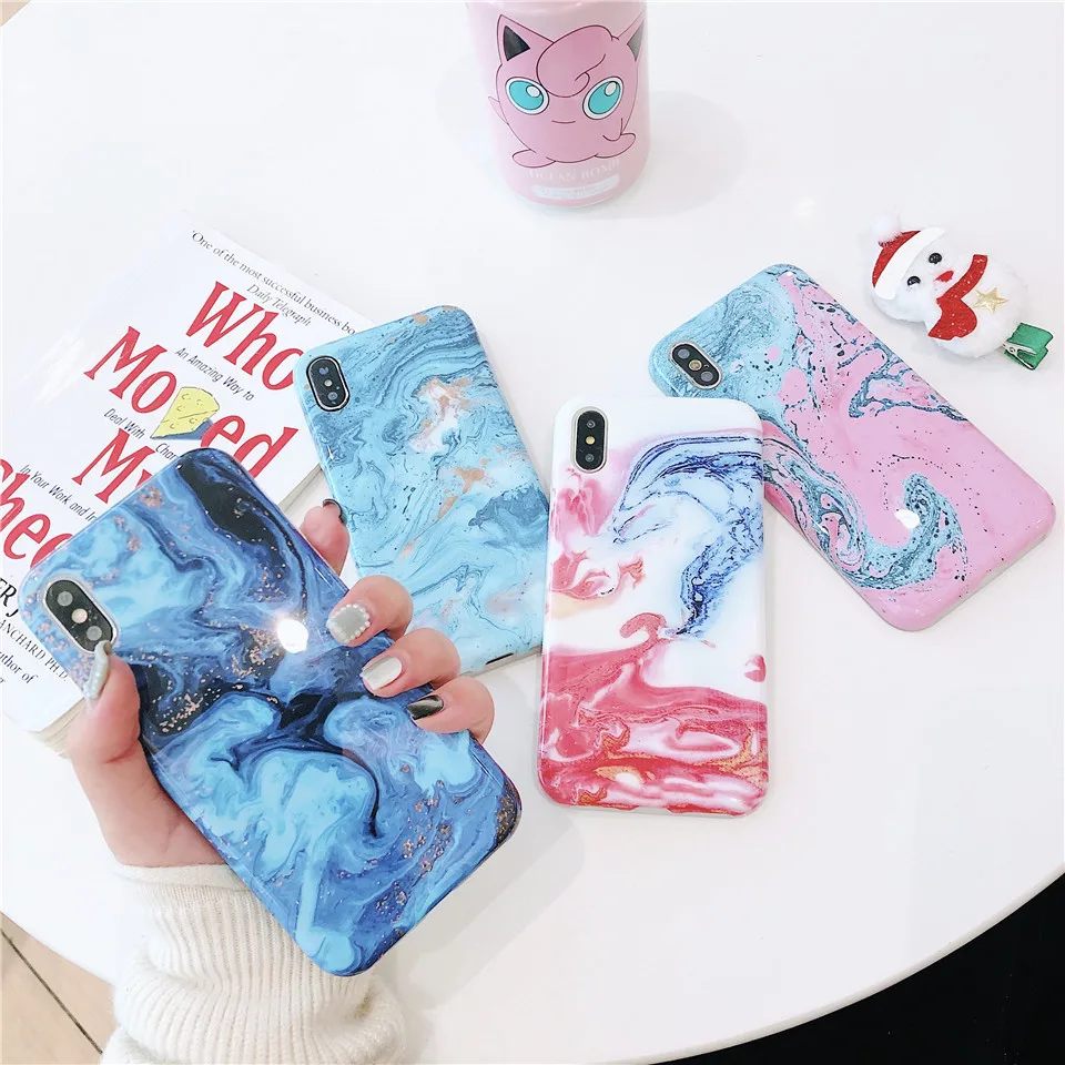 Colorful Marble phone cover fundas For Apple iPhone XR X 8 7 plus 6 6s plus Xs max phone cases 
Colorful Marble phone cover fundas For Apple iPhone XR X 8 7 plus 6 6s plus Xs max phone cases