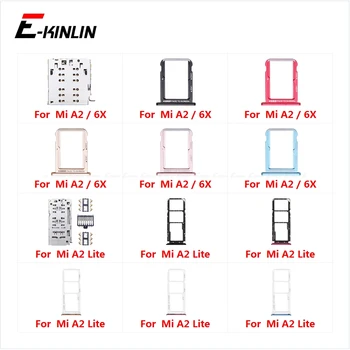 Sim Card Tray Socket Slot Reader Adapter For XiaoMi Mi A2 Lite 6X Micro SD Card Holder Connector Container Replacement Parts
Sim Card Tray Socket Slot Reader Adapter For XiaoMi Mi A2 Lite 6X Micro SD Card Holder Connector Container Replacement Parts