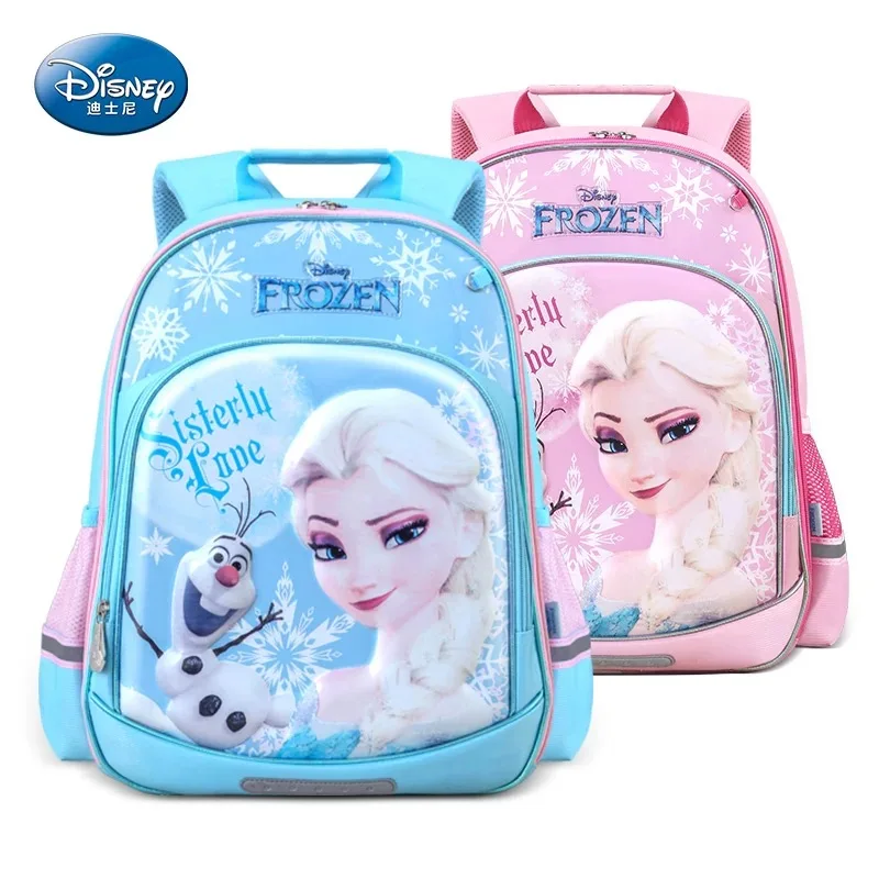 2019 disney Замороженный рюкзак 3D Эльза Анна Снежная королева мультфильм крупная