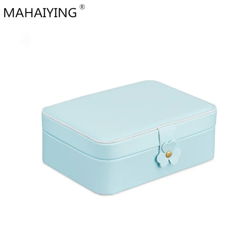 2019PU Double Layer Simple Atmospheric Jewelry Collection Box Earring Ring Creative Large Capacity Jewelry Box
2019PU Double Layer Simple Atmospheric Jewelry Collection Box Earring Ring Creative Large Capacity Jewelry Box