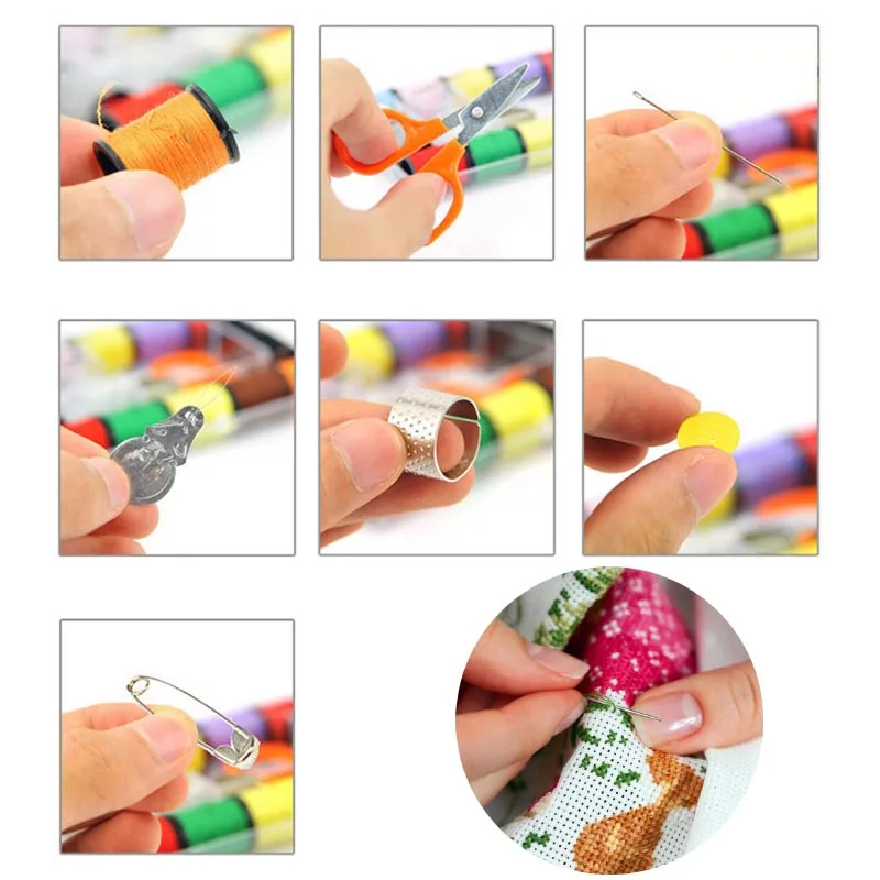 Portable Sewing Box Thread Stitches Needles Tool Set Cloth Buttons Craft Scissor Travel Sewing Kits AIA99
Portable Sewing Box Thread Stitches Needles Tool Set Cloth Buttons Craft Scissor Travel Sewing Kits AIA99