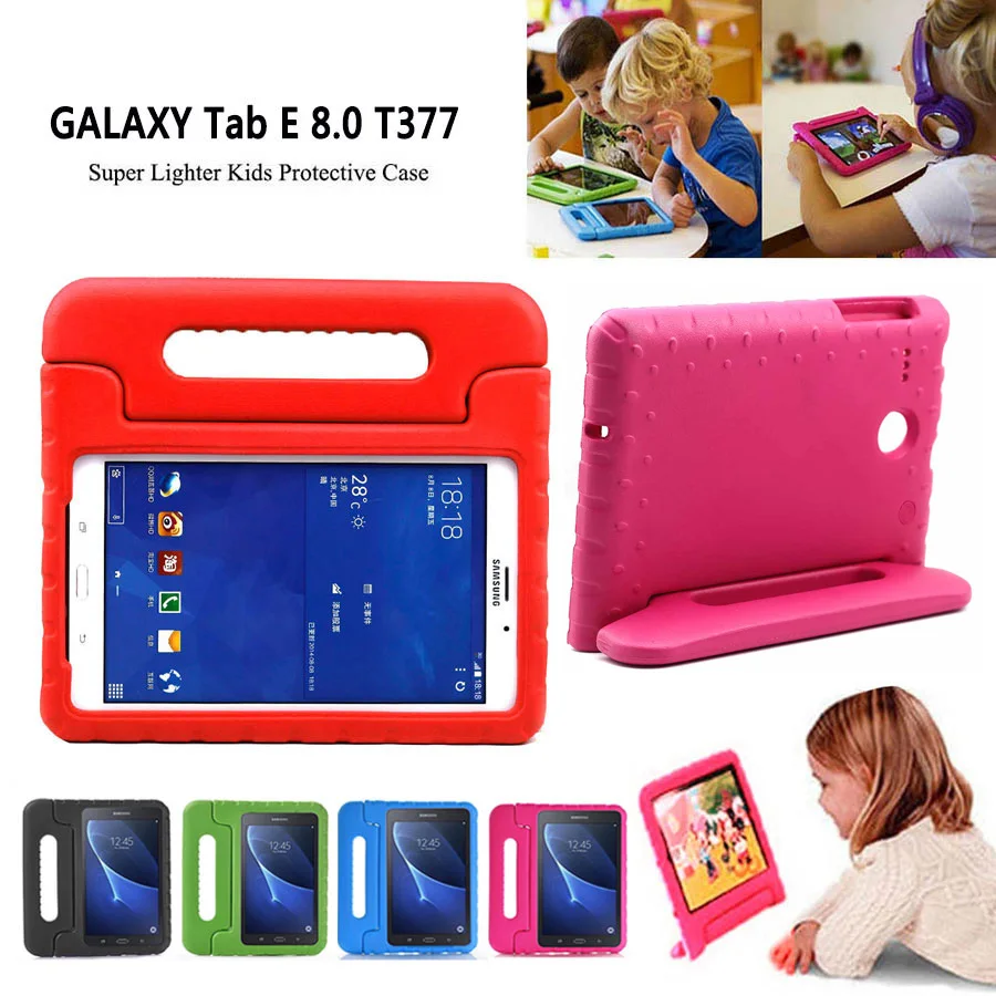 Kids Shockproof Case For Samsung GALAXY Tab E 8.0 inch T377 SM-T377 EVA Tablet Protective Cover Handle Stand Cover for Children
Kids Shockproof Case For Samsung GALAXY Tab E 8.0 inch T377 SM-T377 EVA Tablet Protective Cover Handle Stand Cover for Children