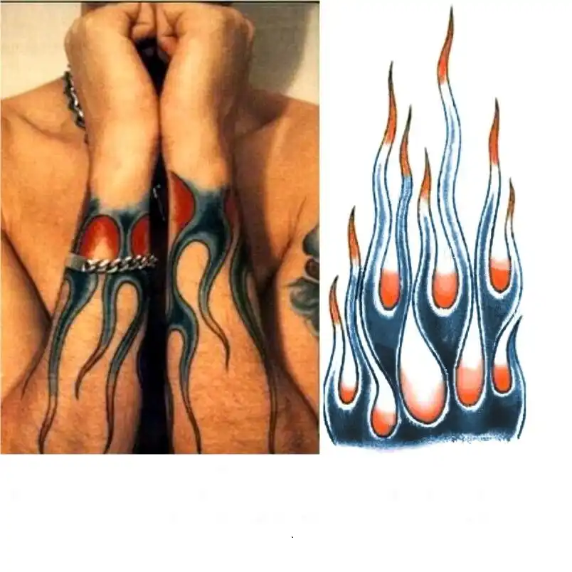 Прохладный Linkin Park Честера БЕННИНГТОНА рука временная татуировка Коспле...
