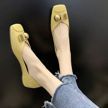 Square Toe Korean Shoes All-Match Casual Female Sneakers Shose Women Elegant Shallow Mouth Women's Moccasins Autumn 2020 New
Square Toe Korean Shoes All-Match Casual Female Sneakers Shose Women Elegant Shallow Mouth Women's Moccasins Autumn 2020 New