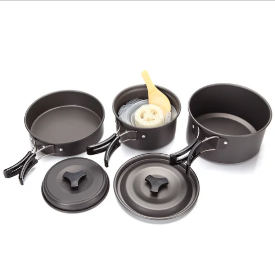 Camping cookware Outdoor cookware set camping tableware cooking set travel tableware Cutlery Utensils hiking picnic set
Camping cookware Outdoor cookware set camping tableware cooking set travel tableware Cutlery Utensils hiking picnic set