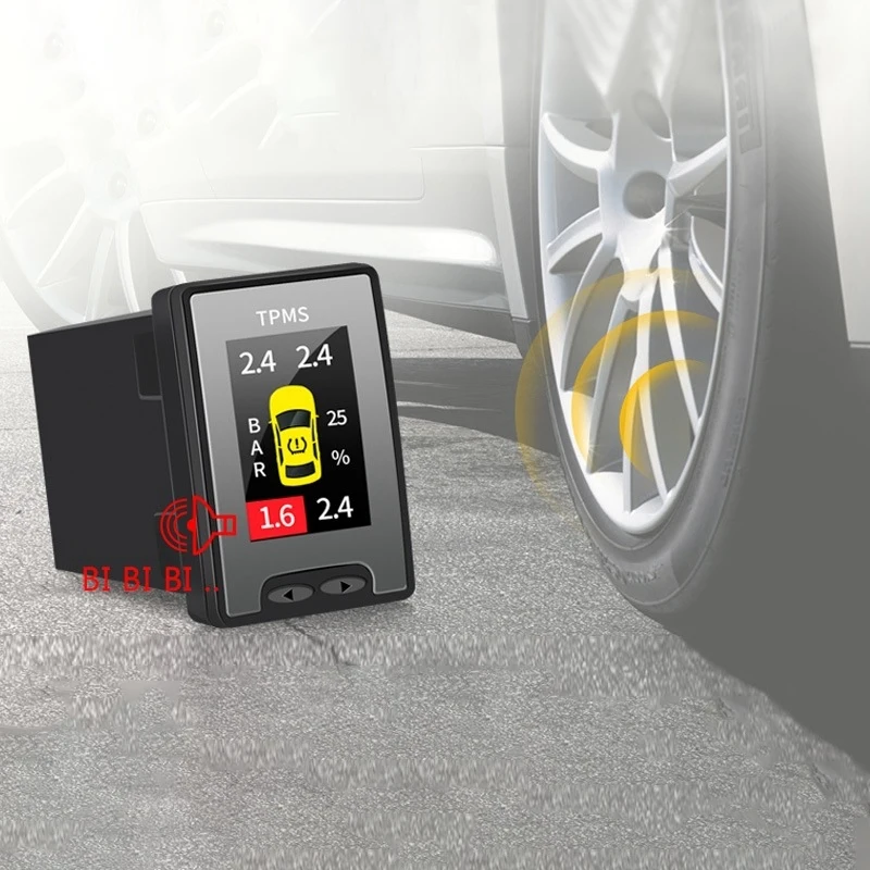Автомобильный монитор давления в шинах OBD система сигнализации с цифровым
