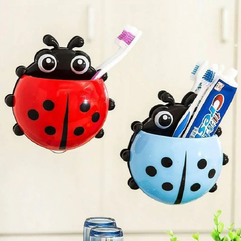 1pcs Ladybug Animal Insect Toothbrush Holder Bathroom Cartoon Toothbrush Toothpaste Wall Suction Holder Rack Container Organizer
1pcs Ladybug Animal Insect Toothbrush Holder Bathroom Cartoon Toothbrush Toothpaste Wall Suction Holder Rack Container Organizer