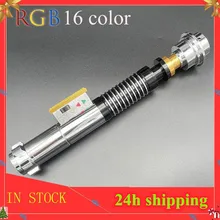 110CM Luke Skywalker Lightsaber with PC Blade Light Saber with Control Box Laser Sword Metal Hilt RGB 16 Color Toys Gift Sets
110CM Luke Skywalker Lightsaber with PC Blade Light Saber with Control Box Laser Sword Metal Hilt RGB 16 Color Toys Gift Sets