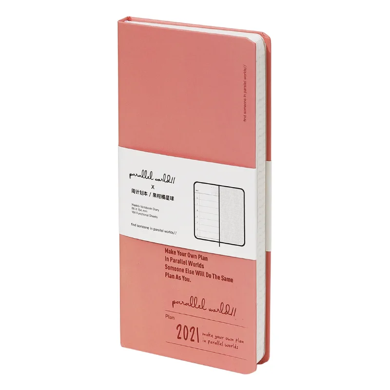 Colorful Parellel World 2021 Portable Agenda Book 90mm*190mm Undated Weekly+Monthly Plan+Grid Paper 168P
Colorful Parellel World 2021 Portable Agenda Book 90mm*190mm Undated Weekly+Monthly Plan+Grid Paper 168P