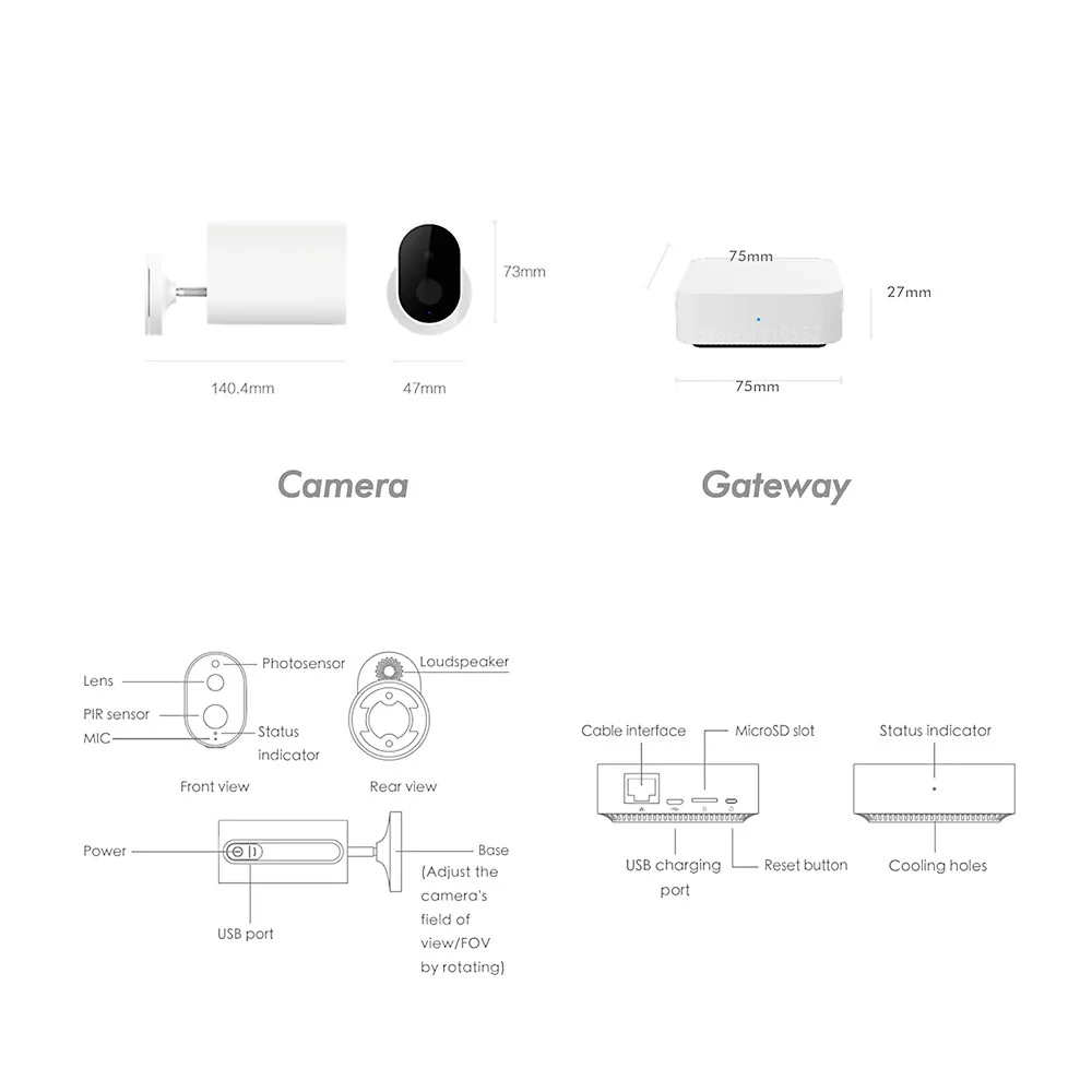 Xiaomi Smart Outdoor Camera EC2 Global Version IP66 Waterproof dustproof Wifi With Battery Remote Voice Intercom Alarm Mi Home Xiaomi Smart Outdoor Camera EC2 Global Version IP66 Waterproof dustproof Wifi With Battery Remote Voice Intercom Alarm Mi Home