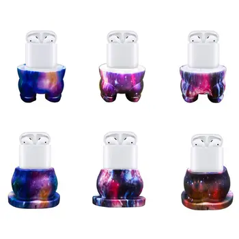 Portable Charging Dock Station Soft Silicone Desk Charging Base for Airpods Case 
Portable Charging Dock Station Soft Silicone Desk Charging Base for Airpods Case