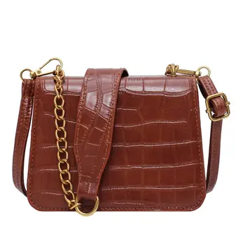 2020 New Fashion Crocodile Pattern Chain Bag Women PU Leather Bag All-Match Retro Single-Shoulder Messenger Small Square Bag
2020 New Fashion Crocodile Pattern Chain Bag Women PU Leather Bag All-Match Retro Single-Shoulder Messenger Small Square Bag