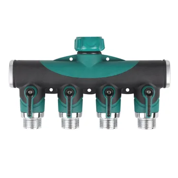 3/4" 4 Way Garden Faucet Adaptor Hose Splitter Quick Connectors Garden Watering 4-distributor For Garden Hose Water Connection
3/4" 4 Way Garden Faucet Adaptor Hose Splitter Quick Connectors Garden Watering 4-distributor For Garden Hose Water Connection