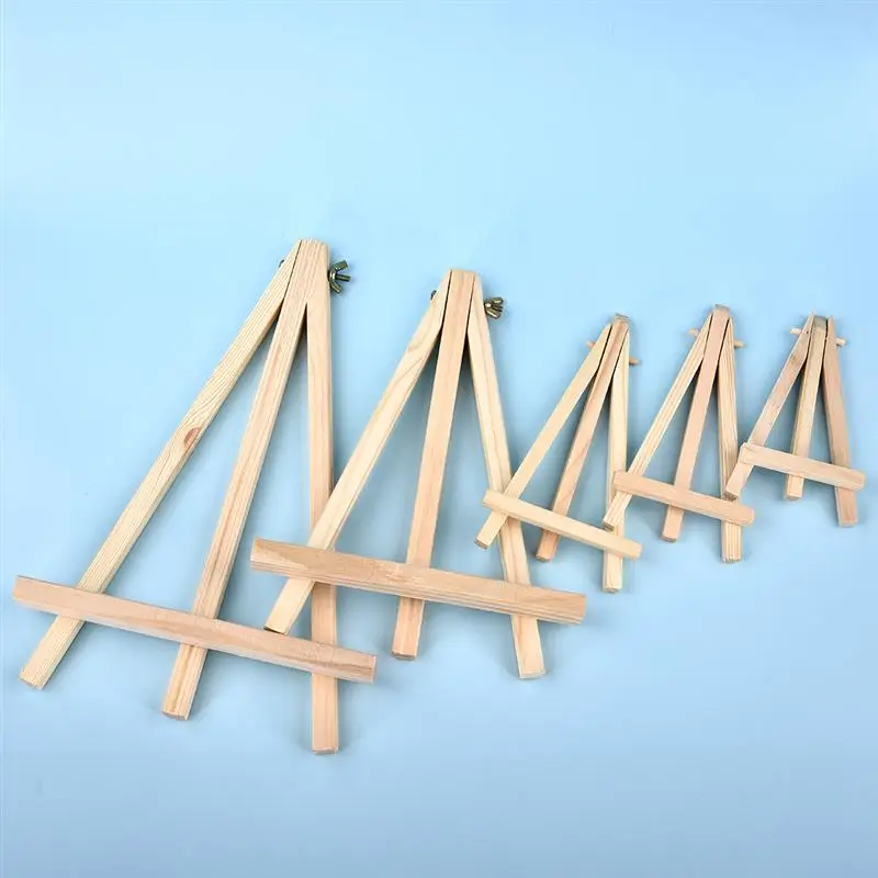 Desktop Stand Natural Wooden Mini Decorative Tripod Easel Cross Stitch Photo Postcard Children's Oil Painting Display Sstand
Desktop Stand Natural Wooden Mini Decorative Tripod Easel Cross Stitch Photo Postcard Children's Oil Painting Display Sstand