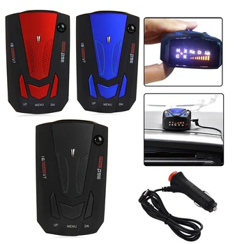 Auto Speed Voice Alert Alarm Warning 16 Band LED Display Car Radar Detector Vehicle Radar Detector 360 Degree Anti Radars
Auto Speed Voice Alert Alarm Warning 16 Band LED Display Car Radar Detector Vehicle Radar Detector 360 Degree Anti Radars