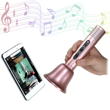 

GBTIGER Bluetooth Speaker Wireless Microphone Karaoke KTV Player compatible with iPhone Android Smart Phone