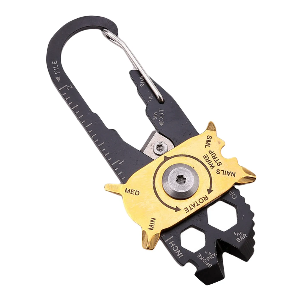 20 In 1 Pocket Outdoor Multi Tools Portable EDC Gear Multipurpose Fixr Multifunction Carabiner Tools Camping Key Ring Tools
20 In 1 Pocket Outdoor Multi Tools Portable EDC Gear Multipurpose Fixr Multifunction Carabiner Tools Camping Key Ring Tools