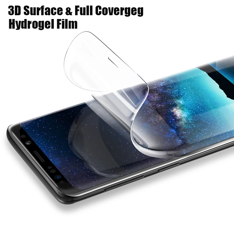 3D мягкая Гидрогелевая пленка для Samsung Galaxy S10 S9 S8 Plus 5G A8 Защитная экрана Note 10 9 8 S7 Edge |