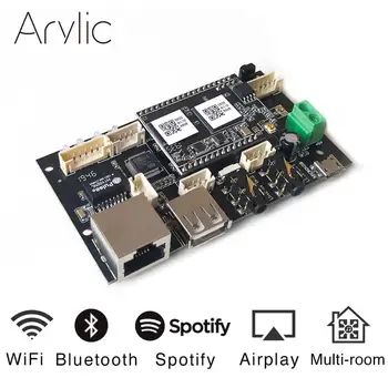 Up2Stream Pro V2 WiFi and Bluetooth 5.0 HiFi Audio Receiver Board with Spotify Airplay Dlna Internet Radio and Streaming Music
Up2Stream Pro V2 WiFi and Bluetooth 5.0 HiFi Audio Receiver Board with Spotify Airplay Dlna Internet Radio and Streaming Music
