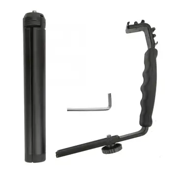 High Quality Aluminum Alloy Black L-shaped Bracket and Handheld Portable Tripod Set for OSMO Mobile 3
High Quality Aluminum Alloy Black L-shaped Bracket and Handheld Portable Tripod Set for OSMO Mobile 3