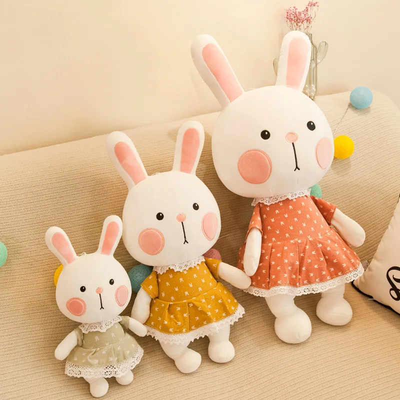 New Style Floral Rabbit Stuffed Toy Bugs Bunny Doll Couples Floral Skirt Rabbit Cute Meng Douyin Hot Selling
New Style Floral Rabbit Stuffed Toy Bugs Bunny Doll Couples Floral Skirt Rabbit Cute Meng Douyin Hot Selling