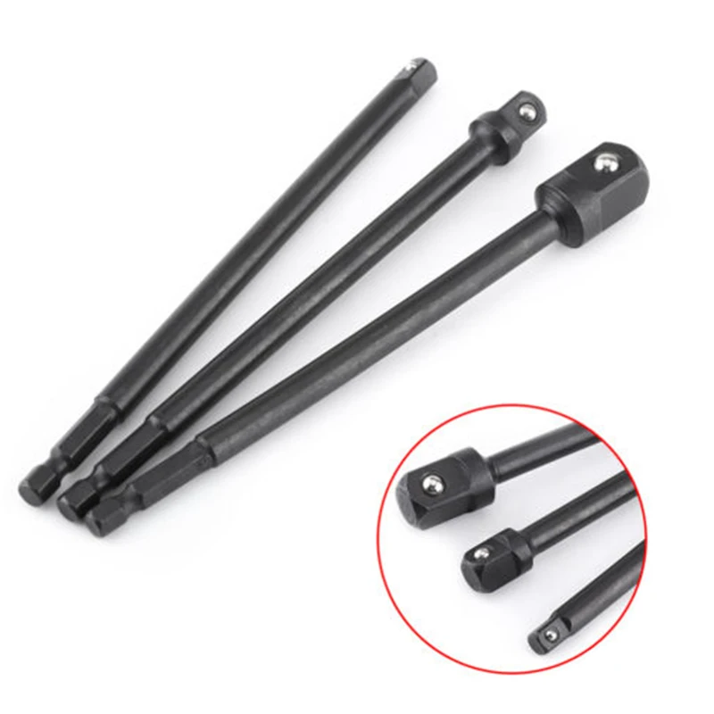Nut Extension Adapter Bar Hex Socket Power Shank 3pcs Wrench Long 1/4" 3/8" 1/2" Drill Bit
Nut Extension Adapter Bar Hex Socket Power Shank 3pcs Wrench Long 1/4" 3/8" 1/2" Drill Bit