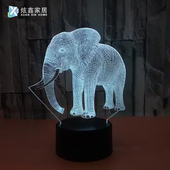 2019 New Elephant 3D Night Light Colorful Touch LED Visual Light Creative Gift Small Table Lamp Home Decoration Bedside Lamp
2019 New Elephant 3D Night Light Colorful Touch LED Visual Light Creative Gift Small Table Lamp Home Decoration Bedside Lamp