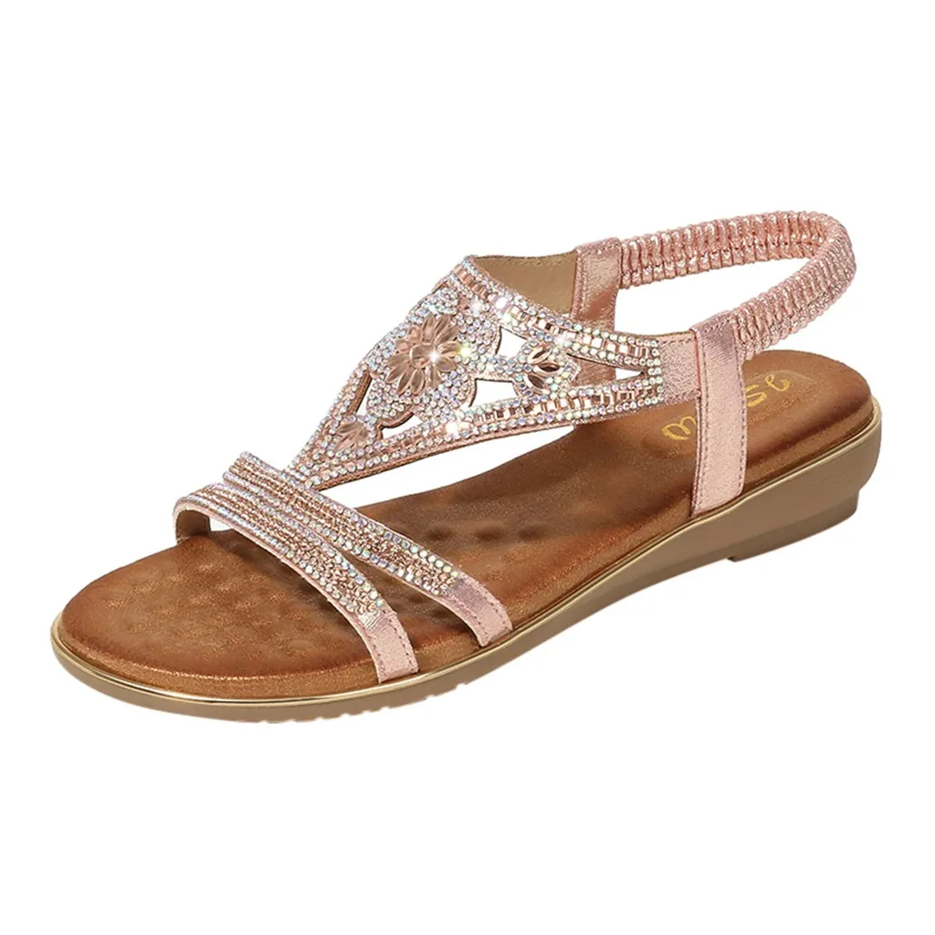 SAGACE Summer Women Shoes Sweet Bohemia Crystal Wedges Platform Slip-on Elastic Band Peep Toe Casual Sandals Shoes X1219
SAGACE Summer Women Shoes Sweet Bohemia Crystal Wedges Platform Slip-on Elastic Band Peep Toe Casual Sandals Shoes X1219
