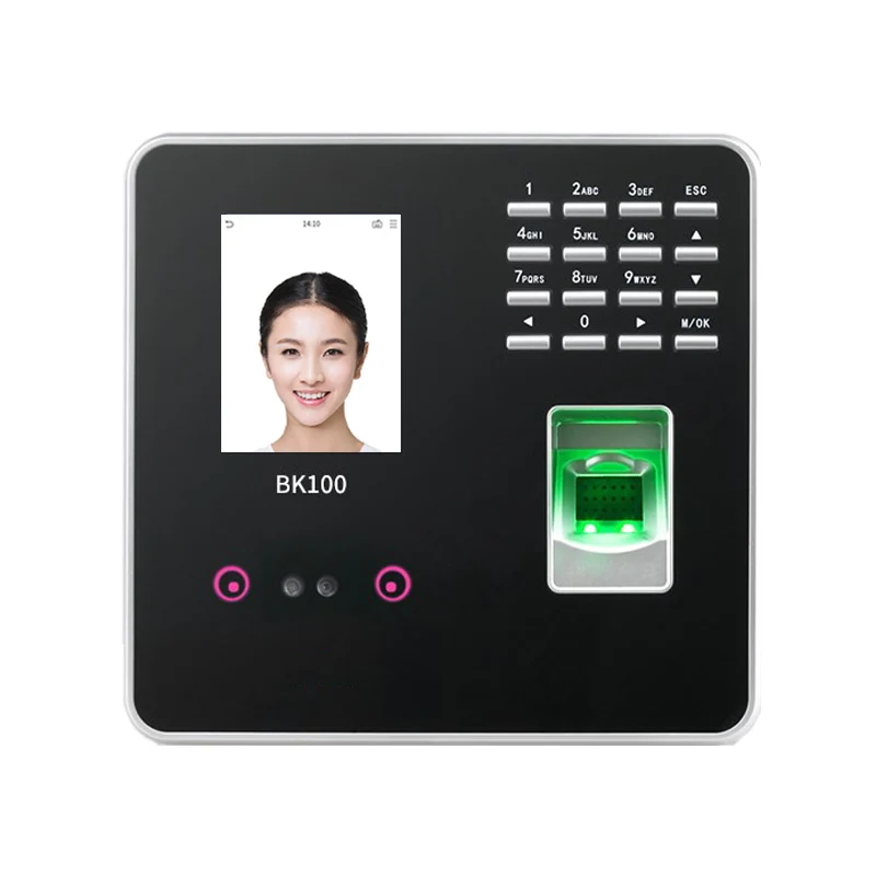 

ZK BK100 TCP/IP USB Biometric Fingerprint Face Facial Recognition Employee Time Attendance Machine Time Clock Recorder Device