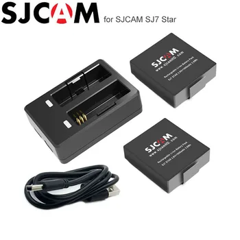 SJCAM SJ7 Star 2pcs SJCAM Batteries 1000mAh Rechargeable Li-ion Battery+Dual Charger for SJ Cam SJ7 Sports Action DV Camera
SJCAM SJ7 Star 2pcs SJCAM Batteries 1000mAh Rechargeable Li-ion Battery+Dual Charger for SJ Cam SJ7 Sports Action DV Camera