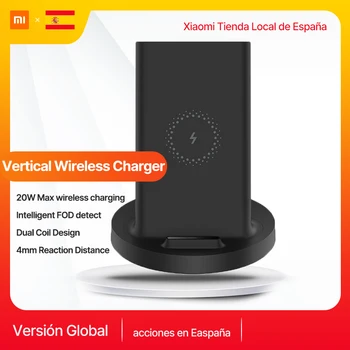 Global Version Xiaomi Mi 20W Max Vertical Wireless Charger Fast Charging Qi Compatible Stand Holder for Mi 10 for iPhone Samsung
Global Version Xiaomi Mi 20W Max Vertical Wireless Charger Fast Charging Qi Compatible Stand Holder for Mi 10 for iPhone Samsung