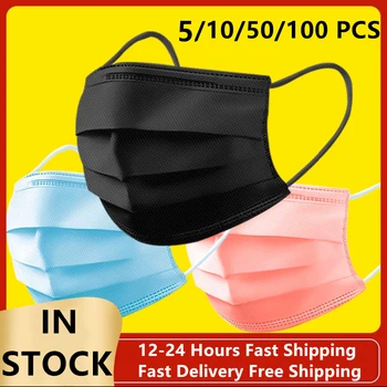 10Pcs 3 Layer Face Masks Nonwove Disposable Filter Mouth Mask Anti Dust Safe Breathable Protective masks For Adult
10Pcs 3 Layer Face Masks Nonwove Disposable Filter Mouth Mask Anti Dust Safe Breathable Protective masks For Adult