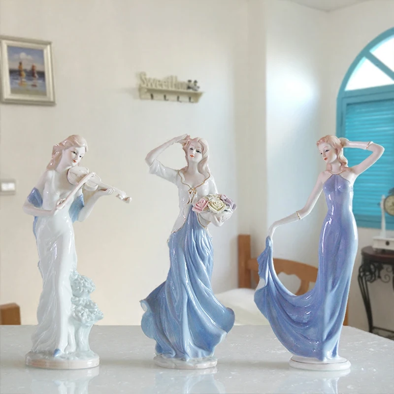 European Ceramic Beauty Figurines Home Decoration Porcelain handicraft Ornament Wedding Gift Furnishing Crafts Desk Decoration
European Ceramic Beauty Figurines Home Decoration Porcelain handicraft Ornament Wedding Gift Furnishing Crafts Desk Decoration