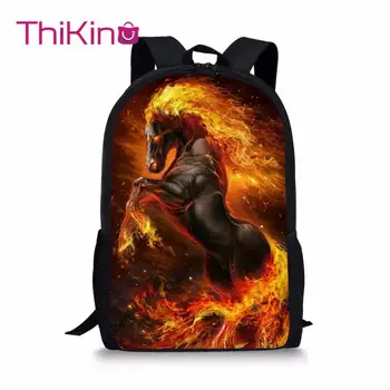 Thikin Crazy Horse Students School Bag for Boys Teenagers Backpack Travel Package Shopping Shoulder Bag Women Mochila 
Thikin Crazy Horse Students School Bag for Boys Teenagers Backpack Travel Package Shopping Shoulder Bag Women Mochila