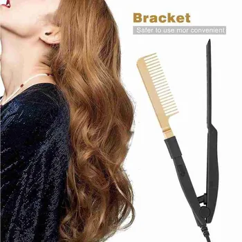 1PC Electric Hair Straightener Brush Hot Comb Flat Iron Heating Comb Hair Straight Curling Iron Brush Fast Smooth Styling Tool
1PC Electric Hair Straightener Brush Hot Comb Flat Iron Heating Comb Hair Straight Curling Iron Brush Fast Smooth Styling Tool