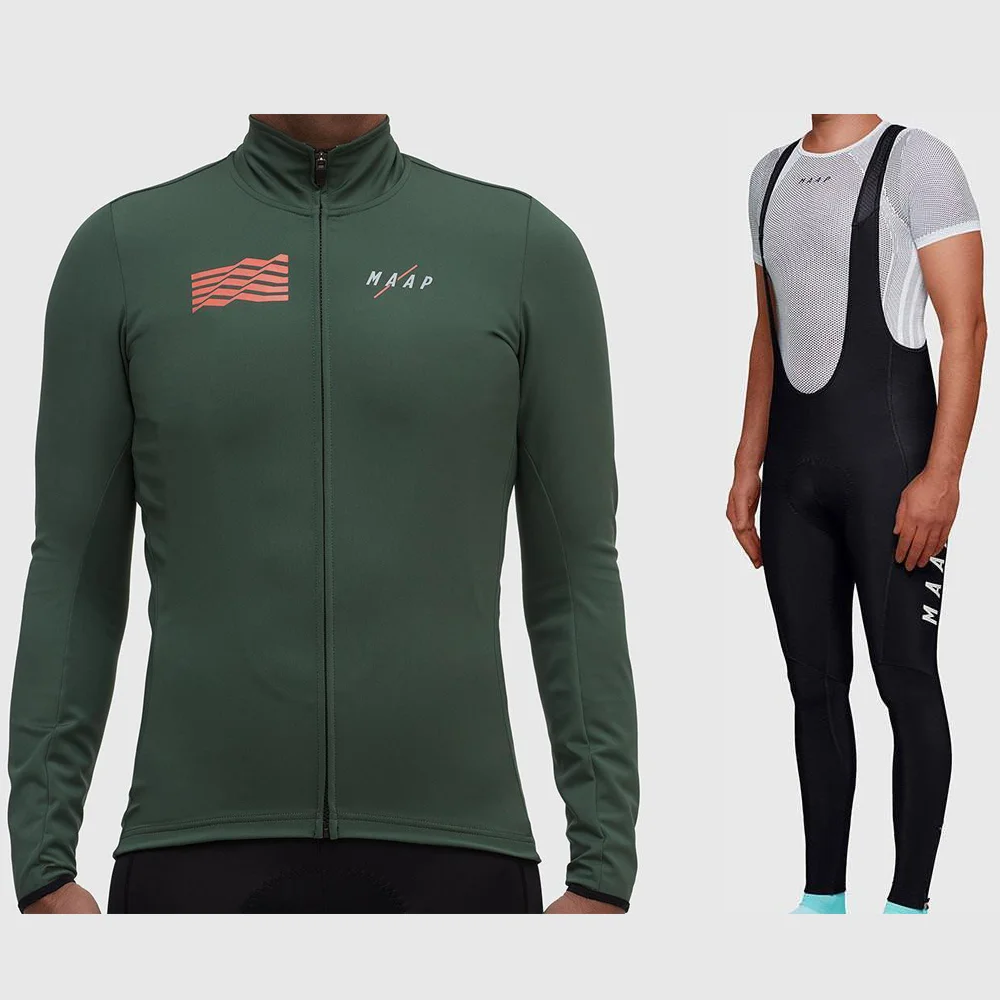 MAAP комплект одежды для велоспорта Майо Ropa Ciclismo Invierno MTB велосипедные майки