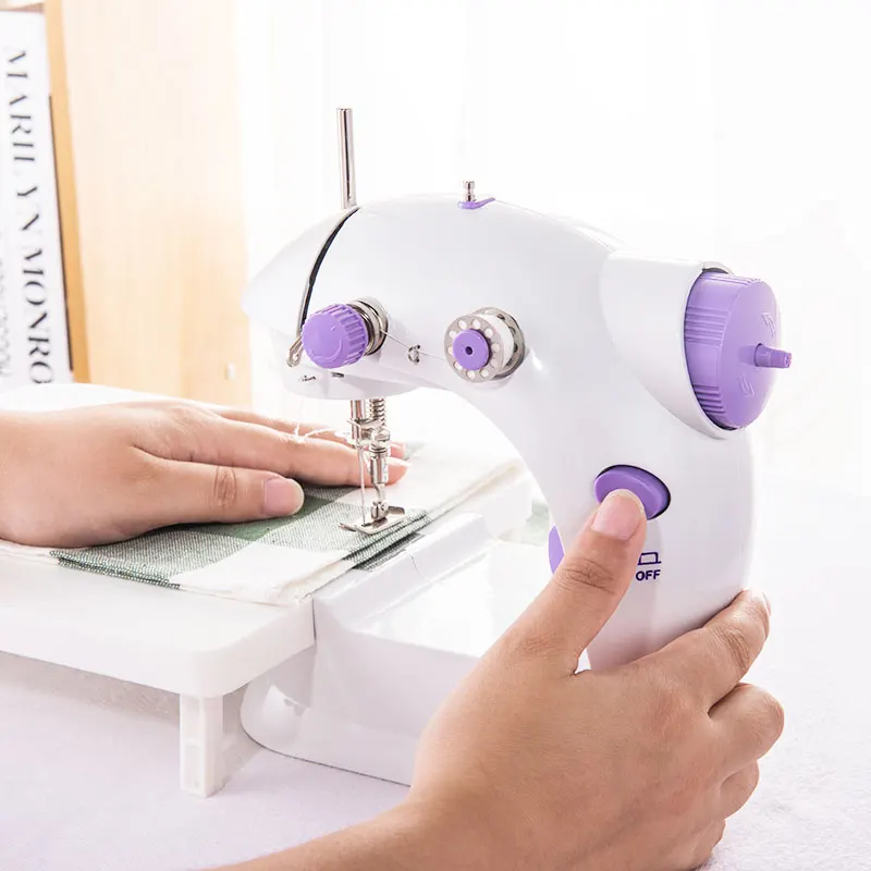 EU/US Plug Portable Mini Sewing Machine Automatic Handheld Needlework Thread Clothes Fabrics Sewing Machine Accessories
EU/US Plug Portable Mini Sewing Machine Automatic Handheld Needlework Thread Clothes Fabrics Sewing Machine Accessories